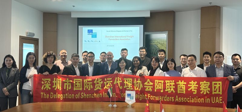 We welcomed a delegation from Shenzhen International Freight Forwarders Association for discussions focused on the strong potential for further facilitating supply chain &amp; logistics between Sharjah and China, and the role Gulftainer's playing in fostering this growth.