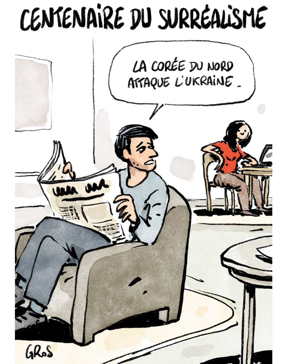 GrosPascal's tweet photo. Un peu d’art pour commencer la journée. Dans @SineMensuel https://t.co/8KM2KtmpdE