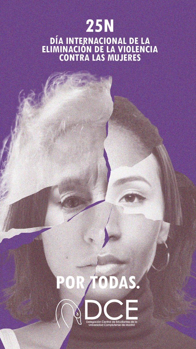 25N | Día Internacional de la Eliminación de la Violencia contra las Mujeres

Para erradicar la violencia en todos los espacios 💜

Por todas.

#25N #PorTodas