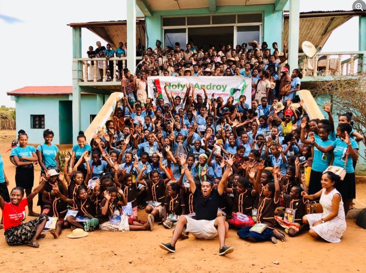 Proud to support Nofy i Androy in empowering young girls through education &amp; life skills in Madagascar. Together, we’re making a difference! ❤️🙌 #Empowerment #EducationForAll #Madagascar