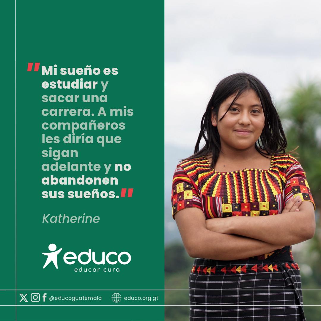 Katherine nos comparte su sueño🎓🌟
¡Nunca dejemos de soñar y luchar por un futuro mejor! 💪✨

<a href="/PiesOccidente/">PIES de Occidente</a> 
#EducarCura #VocesParaLaPrevención #SueñosQueInspiran #JuventudEmpoderada