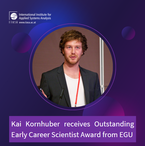 IIASA (@iiasavienna) on Twitter photo 🏆 For achievements in the field of #ClimateScience, IIASA researcher <a href="/KKornhuber/">Kai Kornhuber</a> was awarded the Outstanding Early Career Scientist Award of the Climate Past, Present, Future Division of <a href="/EuroGeosciences/">European Geosciences Union</a>, a leading organization for Earth, planetary & space science in Europe
➡️ 🏆 For achievements in the field of #ClimateScience, IIASA researcher <a href="/KKornhuber/">Kai Kornhuber</a> was awarded the Outstanding Early Career Scientist Award of the Climate Past, Present, Future Division of <a href="/EuroGeosciences/">European Geosciences Union</a>, a leading organization for Earth, planetary & space science in Europe
➡️