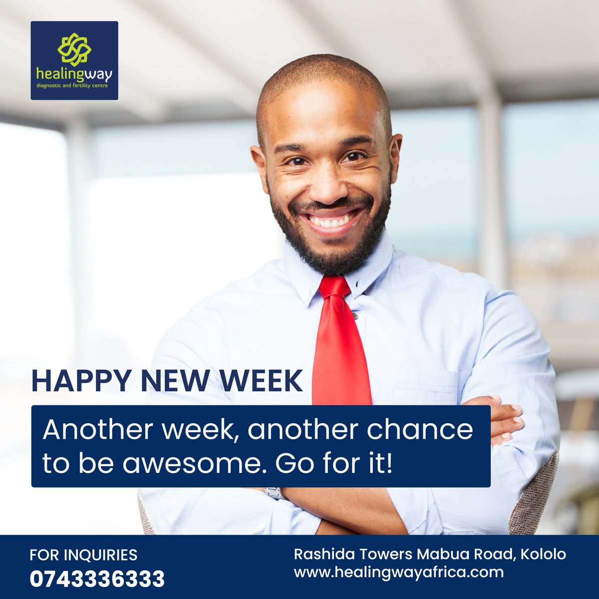 HealingwayUG's tweet image. Another week, another chance to be awesome! Let’s make it count—set those goals, crush them, and shine like never before. You've got this!  #MondayMotivation #NewWeekNewGoals #BeAwesome #Healingway