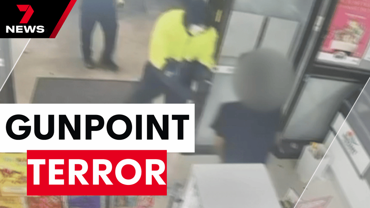 7NEWS Adelaide (@7newsadelaide) on Twitter photo <a href="/msariovski/">Mitchell Sariovski</a> 7NEWS has terrifying CCTV of the moment a supermarket worker was held at gunpoint at Trott Park. The masked bandits are still on the run after fleeing with thousands of dollars in cash. youtu.be/gXDDYMQ983k <a href="/msariovski/">Mitchell Sariovski</a> #7NEWS <a href="/msariovski/">Mitchell Sariovski</a> 7NEWS has terrifying CCTV of the moment a supermarket worker was held at gunpoint at Trott Park. The masked bandits are still on the run after fleeing with thousands of dollars in cash. youtu.be/gXDDYMQ983k <a href="/msariovski/">Mitchell Sariovski</a> #7NEWS
