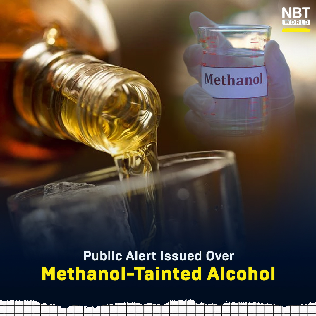 NBTWORLDNews's tweet image. Recent incidents in a neighboring country have brought attention to the dangers of methanol poisoning linked to illicit alcohol consumption. 

See more: Facebook.com/nbtyworld

#MethanolPoisoning #AlcoholSafety #HealthWarning #SafeConsumption #NBTWorld