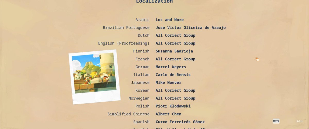 Loc in Credits (@creditsloc) on Twitter photo Despite being available in 17 languages, Petit Island, by <a href="/XeloGames/">Xelo Games</a> and <a href="/SOEDESCO/">SOΞDΞSCO</a>, doesn't include all #TranslatorsInTheCredits. EN, AR, NL, FR, KO and NO linguists are missing, with <a href="/allcorrect/">allcorrect</a> and <a href="/locandmore/">Loc & More</a> appearing in their place.
Source: linkedin.com/feed/update/ur… Despite being available in 17 languages, Petit Island, by <a href="/XeloGames/">Xelo Games</a> and <a href="/SOEDESCO/">SOΞDΞSCO</a>, doesn't include all #TranslatorsInTheCredits. EN, AR, NL, FR, KO and NO linguists are missing, with <a href="/allcorrect/">allcorrect</a> and <a href="/locandmore/">Loc & More</a> appearing in their place.
Source: linkedin.com/feed/update/ur…