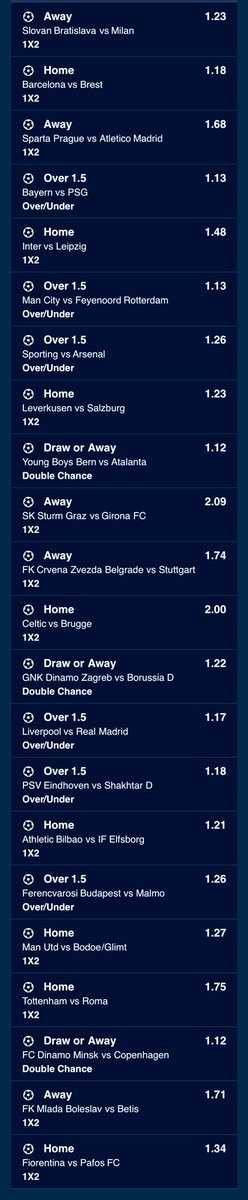 visualcodeonx's tweet image. 🚨🚨LECTURE TIME: Alright phase 2 for the UEFA games betslip are out. Choose the best of your.
📌Risk management is important.