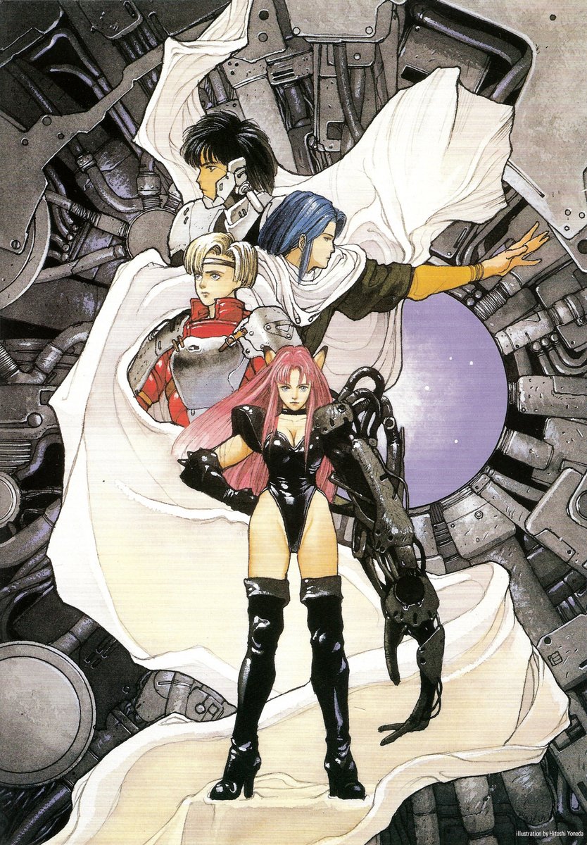 FantasyAnime's tweet image. Phantasy Star 4 Japanese art