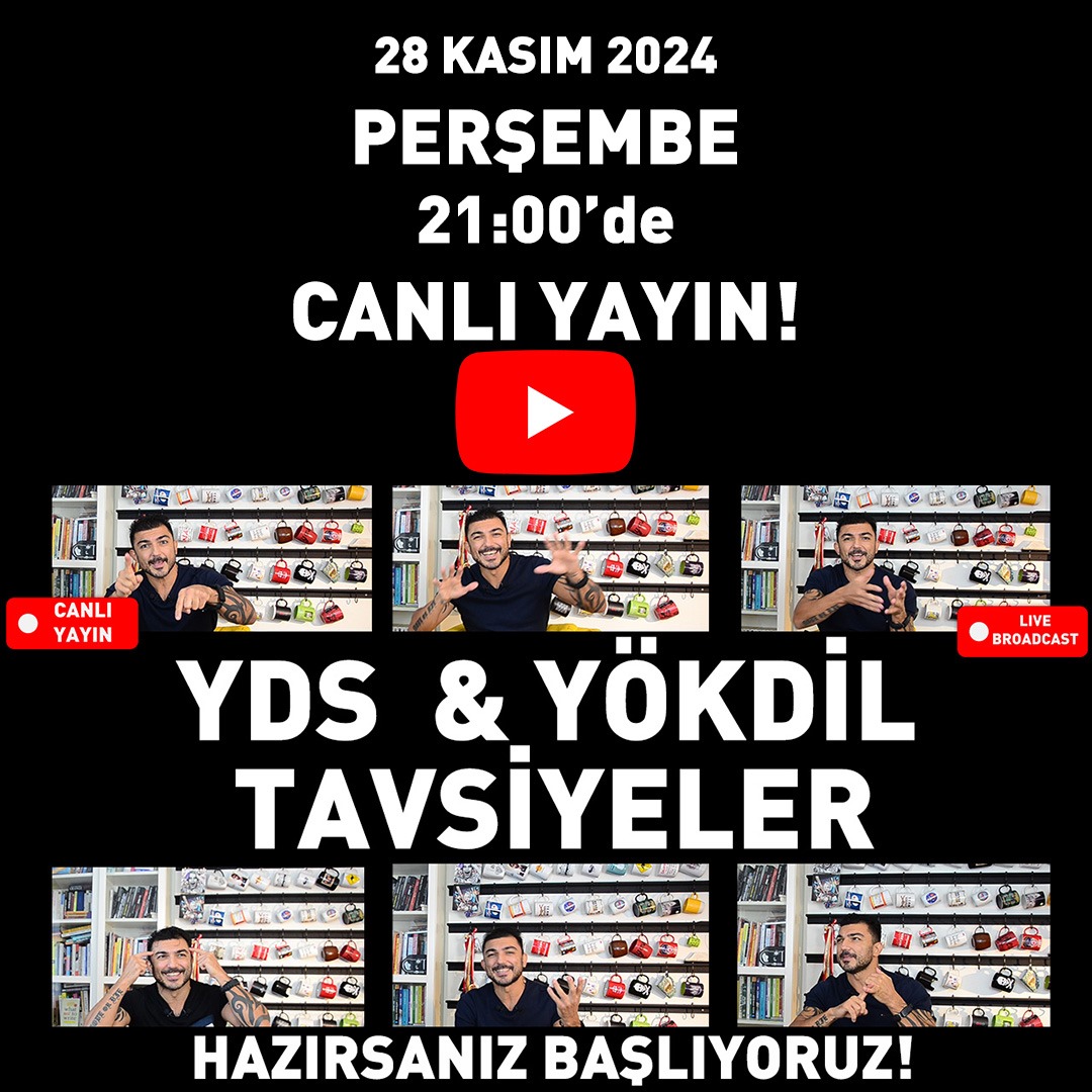 TestAtolyesi's tweet photo. 28 Kasım Perşembe saat 21.00'de YouTube kanalımızda Canlı Yayınımızda görüşmek üzere #CANLI #canlıyayın #yds2025 #yökdil2025 #ingilizce #testatolyesi https://t.co/KLe8BF5NqO