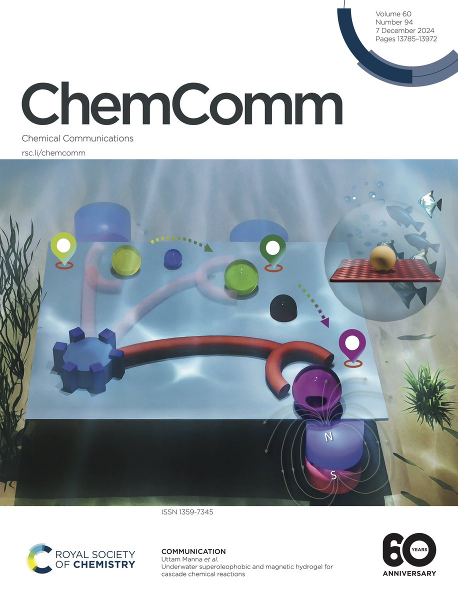 Uttam Manna, FRSC (@uttam_manna) on Twitter photo Glad to share this artwork published in Chem Comm in its special issue ( 60th Anniversary). Thanks to <a href="/IITGuwahati/">IIT Guwahati</a> , <a href="/serbonline/">SERB</a> <a href="/ChemCommun/">Chemical Communications</a>
🔗 of the work: xlink.rsc.org/?DOI=D4CC04432K Glad to share this artwork published in Chem Comm in its special issue ( 60th Anniversary). Thanks to <a href="/IITGuwahati/">IIT Guwahati</a> , <a href="/serbonline/">SERB</a> <a href="/ChemCommun/">Chemical Communications</a>
🔗 of the work: xlink.rsc.org/?DOI=D4CC04432K