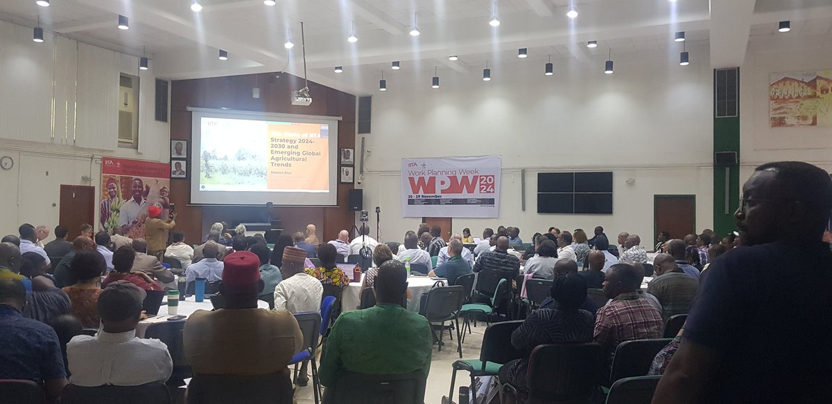 <a href="/IITA_CGIAR/">IITA</a> Work Planning Week. A week of reviewing  progress and planning for the future. Key words for me: Research. Partnerships. Corporate Strategy. Transformation. Advancement...