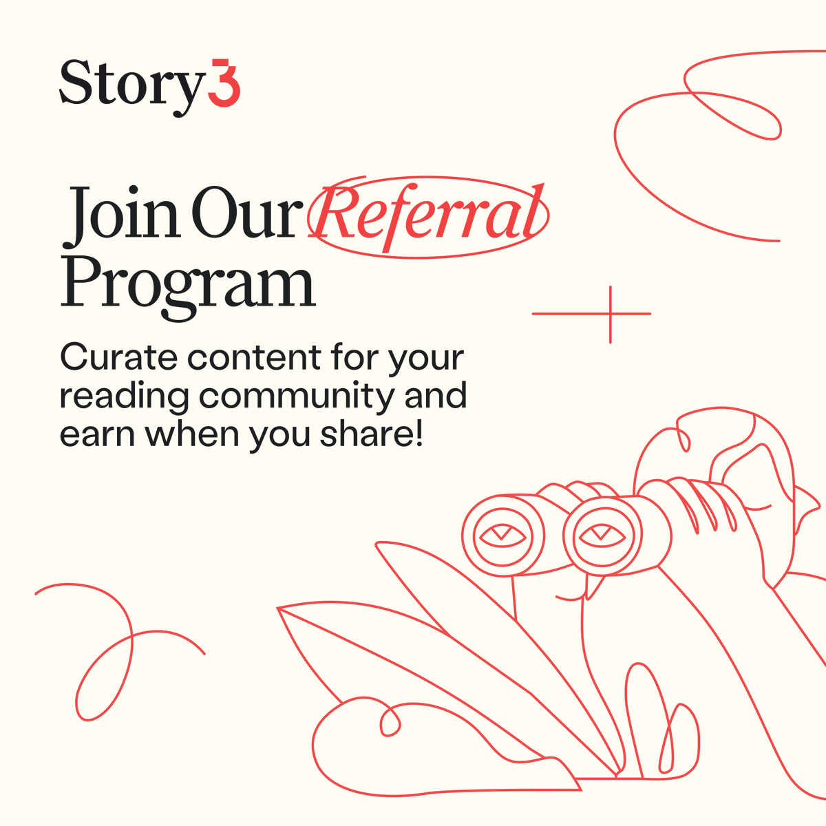 _Story3_'s tweet photo. Sign up. Share stories. Earn money. Repeat. 🤑  

Join Story3’s referral program and earn a 10% revenue share for every paid twist purchase made through your unique referral link.

https://t.co/Lj3y34h9Y0 https://t.co/5ljiAcg8XD