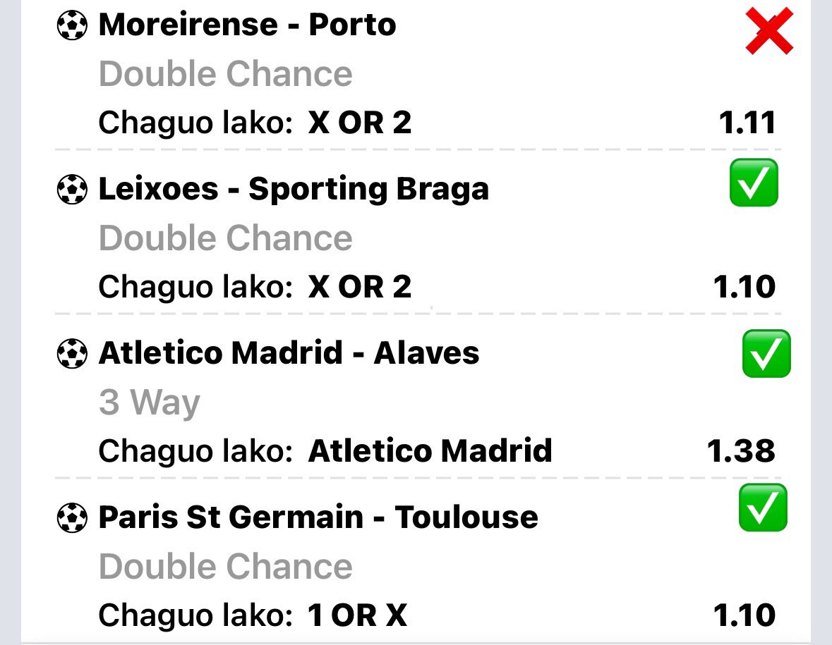 visualcodeonx's tweet image. 🚨🚨RESULTS: let us say last week games were so tasty but at the same time crazy .
📌Risk management is important
