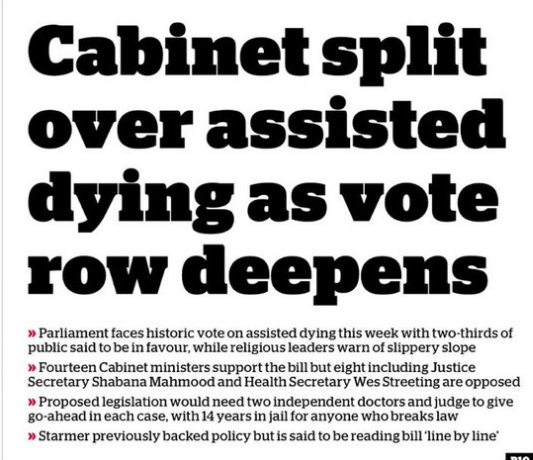 Except there is no split as it is a free vote so there is no 'united' position 
#ToriesAreOut #StarmerIsPM143 #farrightfails #politics