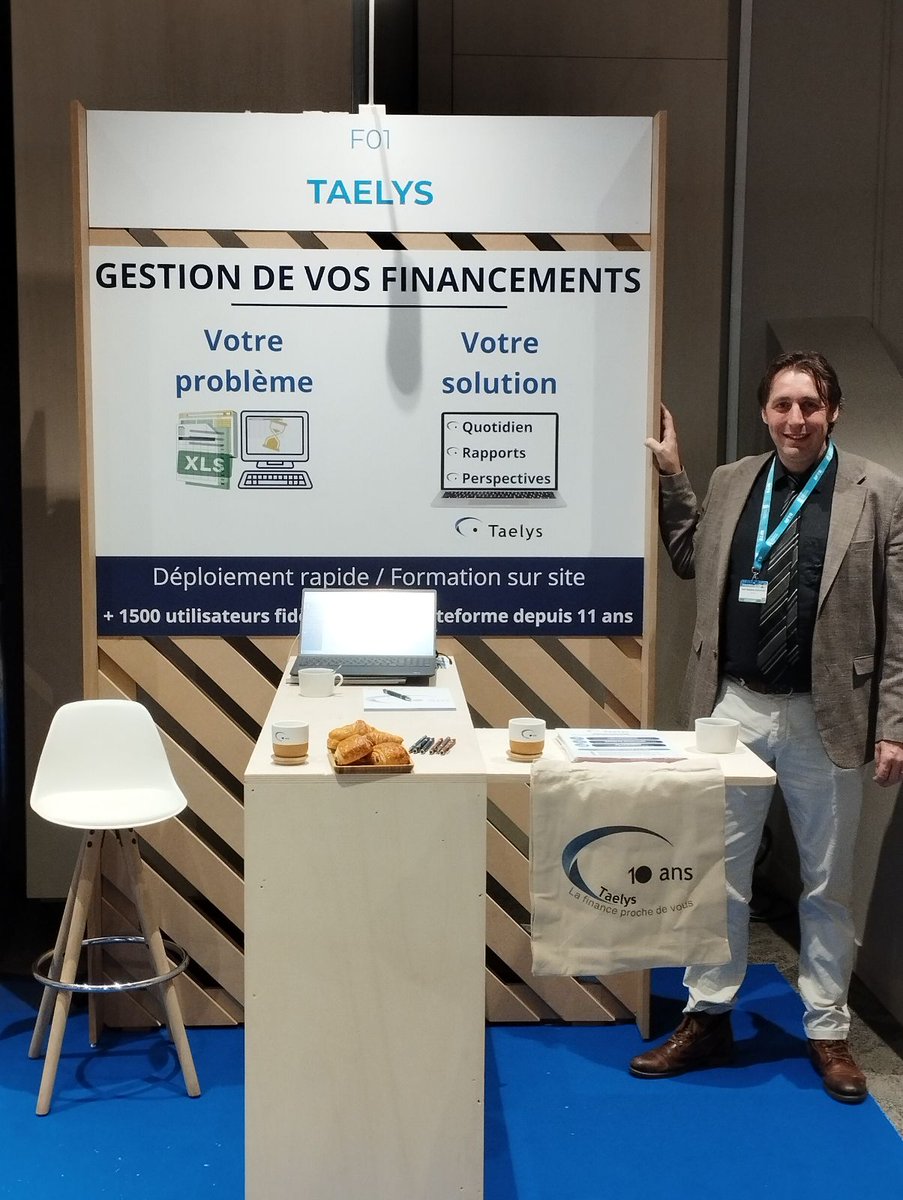 Taelys est présent aux Journées de l'AFTE ce lundi et demain au CNIT de la Défense.

Venez nombreux nous rencontrer et bénéficier d'une présentation de la meilleure plateforme de gestion des financements !

#financements