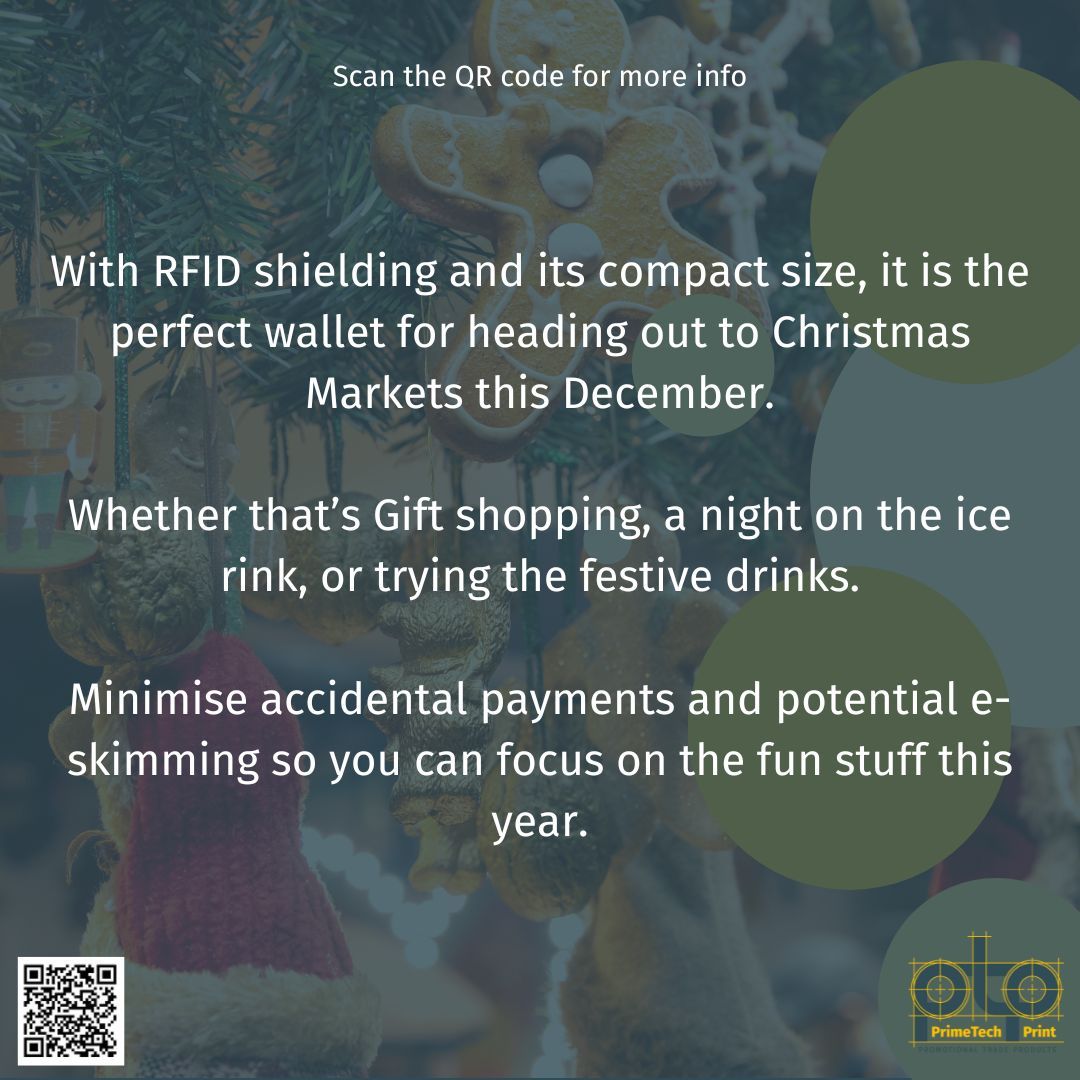 PrimeTechPrint's tweet photo. Calling all Promo Distributors! - Make Christmas shopping easy for your clients customers this year with the UVPC 'Out-Out' Wallet. 🛍️

Scan the QR code for more Information. 😊

#ChristmasShopping #ChristmasEssentials #Out-Out https://t.co/YIRfqqQZiS