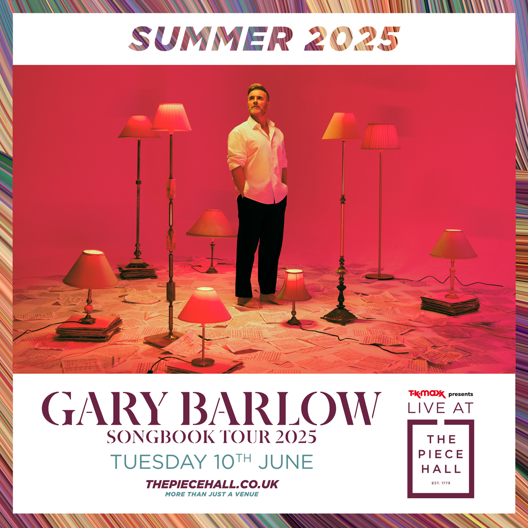 ThePieceHall's tweet image. 😮 @GaryBarlow has announced a solo tour for 2025 including an unmissable show at @TKMaxx_UK presents Live at The Piece Hall.

Tickets go on sale on Friday at 9.30am. 
Club 1779 members get presale access Wednesday. Not a member yet? Sign up here 👉 ow.ly/NAoZ50UcL6R