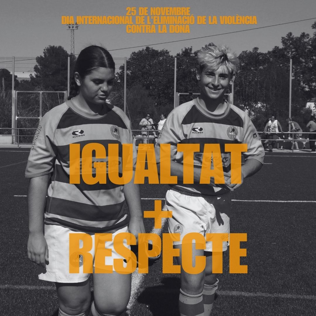 Selvng's tweet photo. 🏉 El rugbi ens ensenya respecte, igualtat i treball en equip, valors que són la base de tot el que fem en el SEL Vilanova. https://t.co/wiyEb4A8Tj