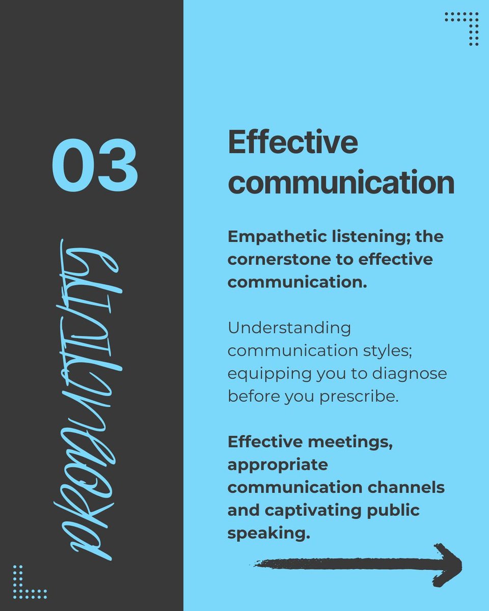 Registration for my 6-month Artistic Director Training Programme is now open.

I'm sharing insights into the seven key skills you'll learn on the Programme. Today, number 6: Productivity 👇

#theatre #directors #coaching #training #leadership #7PrioritiesProgramme