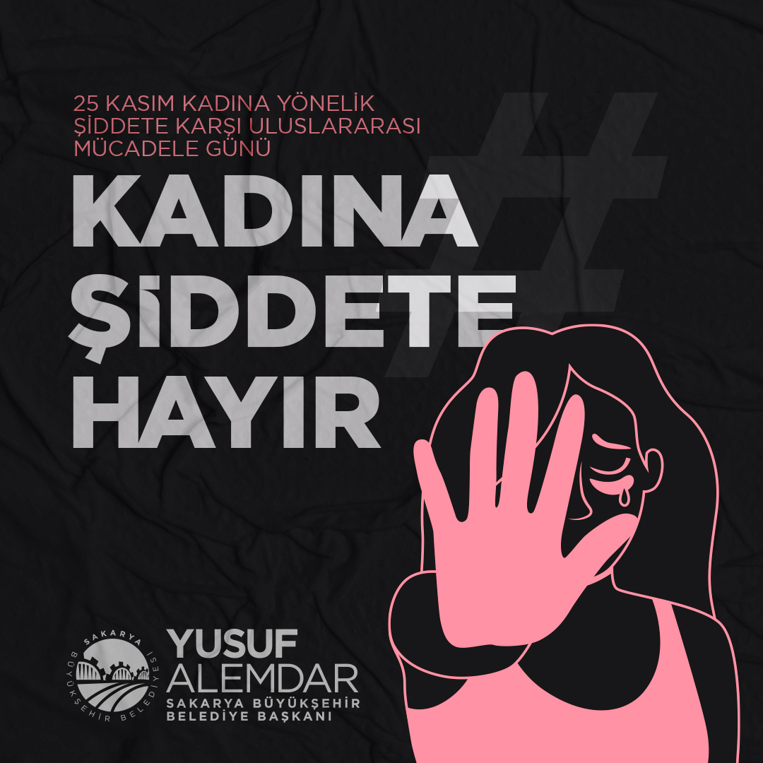 Kadına yönelik şiddet suç olduğu gibi, aynı zamanda insanlığa ihanettir.
Şiddete karşı sessiz kalmayalım, şiddete karşı hep birlikte mücadele edelim.