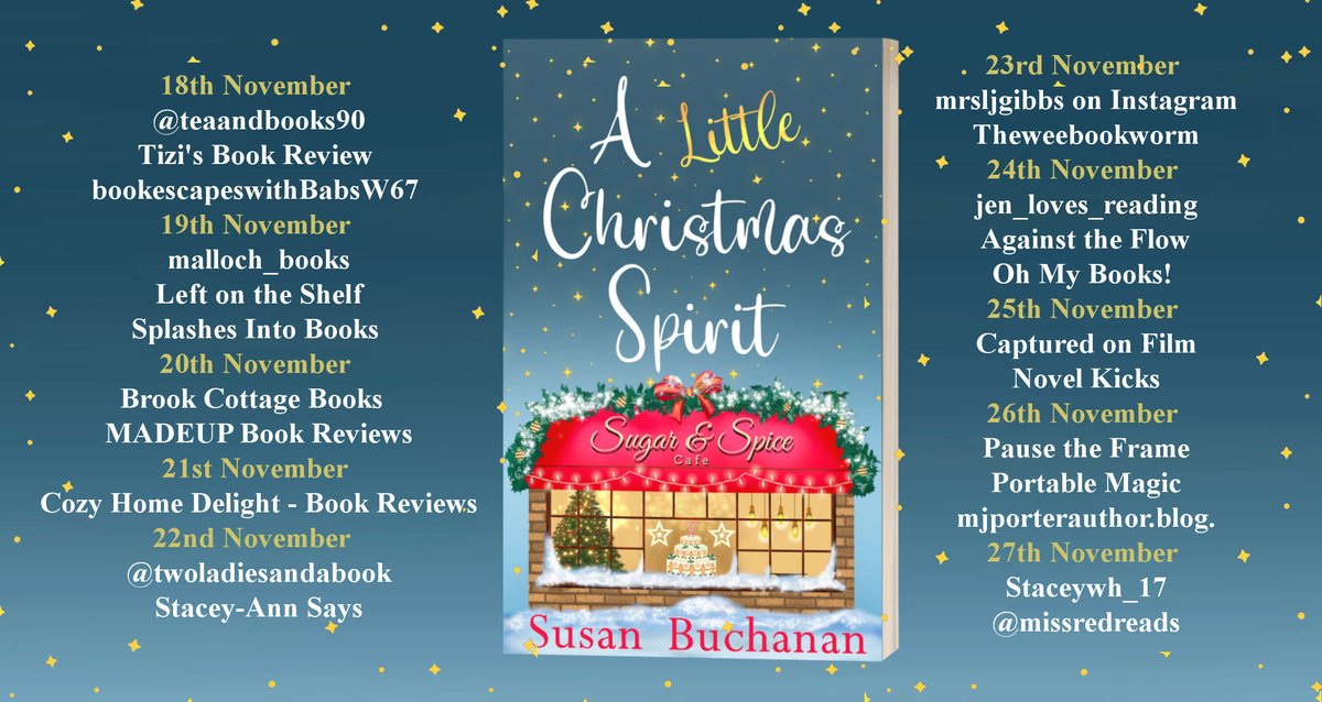 #authorinterview between <a href="/NovelKicks/">Novel Kicks</a> and <a href="/Susan_Buchanan/">Susan Buchanan Author</a> about A Little Christmas Spirit novelkicks.co.uk/nk-chats-to-su…