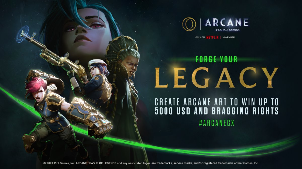 operagxofficial's tweet image. We loved @arcaneshow so we're hosting an art contest with prizes up to $5,000 with @riotgames 

Details below. No AI allowed.