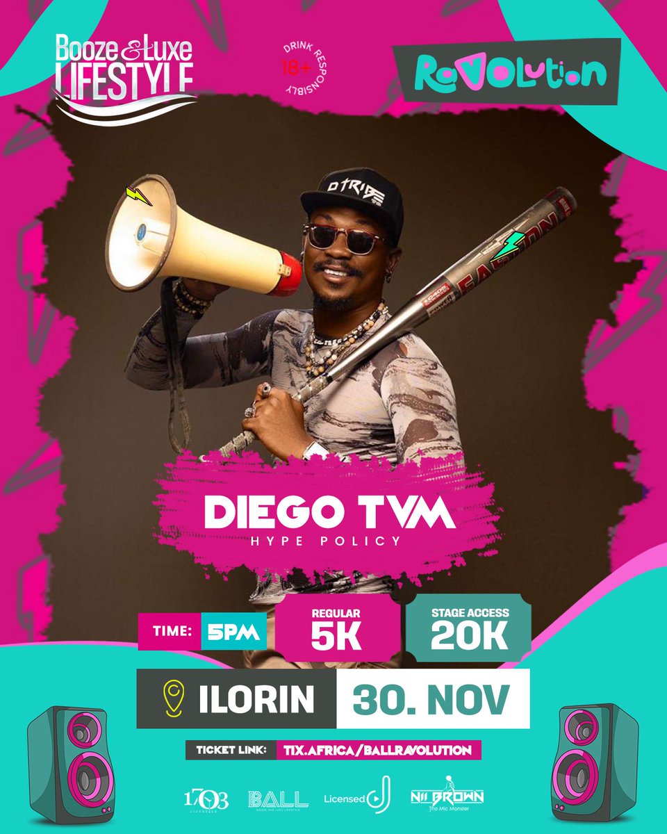 bazeetajedenewb's tweet photo. Ilorin are you ready????
Ball Season is upon us with great acts that promises fun and exciting activities. 
Get your tickets at  https://t.co/j9n17CJIyW

@alienlamba @diegoplugs @djtrech will all be live in Ilorin 🔥🔥

What are you waiting for?? 
Get your tickets now 🔥🔥🔥 https://t.co/OCA1NaAWq8