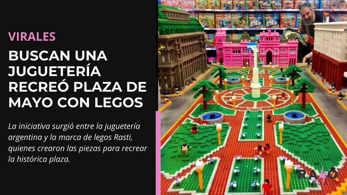 Rasti recreó la Plaza de Mayo en una juguetería 😲

La marca argentina recreó la histórica plaza, en una acción de marketing que fue más allá y rápidamente se volvió viral 🚀