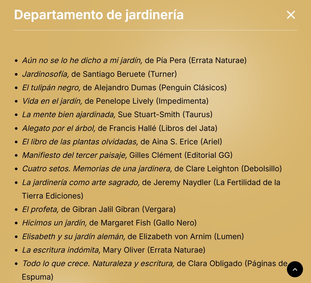 Soy de la Cuesta (@soydelacuesta) on Twitter photo 🌸DEPARTAMENTO DE JARDINERÍA <a href="/EditorialTurner/">Editorial Turner</a> @Erratanaturae <a href="/EdImpedimenta/">Impedimenta</a> Vergara <a href="/tauruseditorial/">Editorial Taurus</a> De Bolsillo, La Felicidad de la Tierra <a href="/LumenEdit/">Editorial Lumen</a> <a href="/paginasdeespuma/">Editorial Páginas de Espuma</a> <a href="/PenguinClassics/">Penguin Classics</a> 🌸DEPARTAMENTO DE JARDINERÍA <a href="/EditorialTurner/">Editorial Turner</a> @Erratanaturae <a href="/EdImpedimenta/">Impedimenta</a> Vergara <a href="/tauruseditorial/">Editorial Taurus</a> De Bolsillo, La Felicidad de la Tierra <a href="/LumenEdit/">Editorial Lumen</a> <a href="/paginasdeespuma/">Editorial Páginas de Espuma</a> <a href="/PenguinClassics/">Penguin Classics</a>