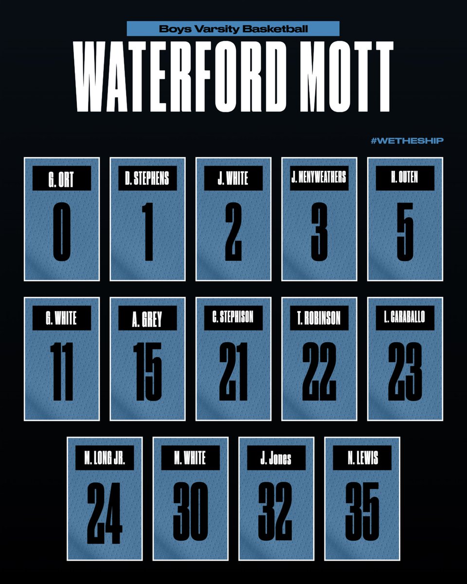 2024-2025 Varsity Roster: