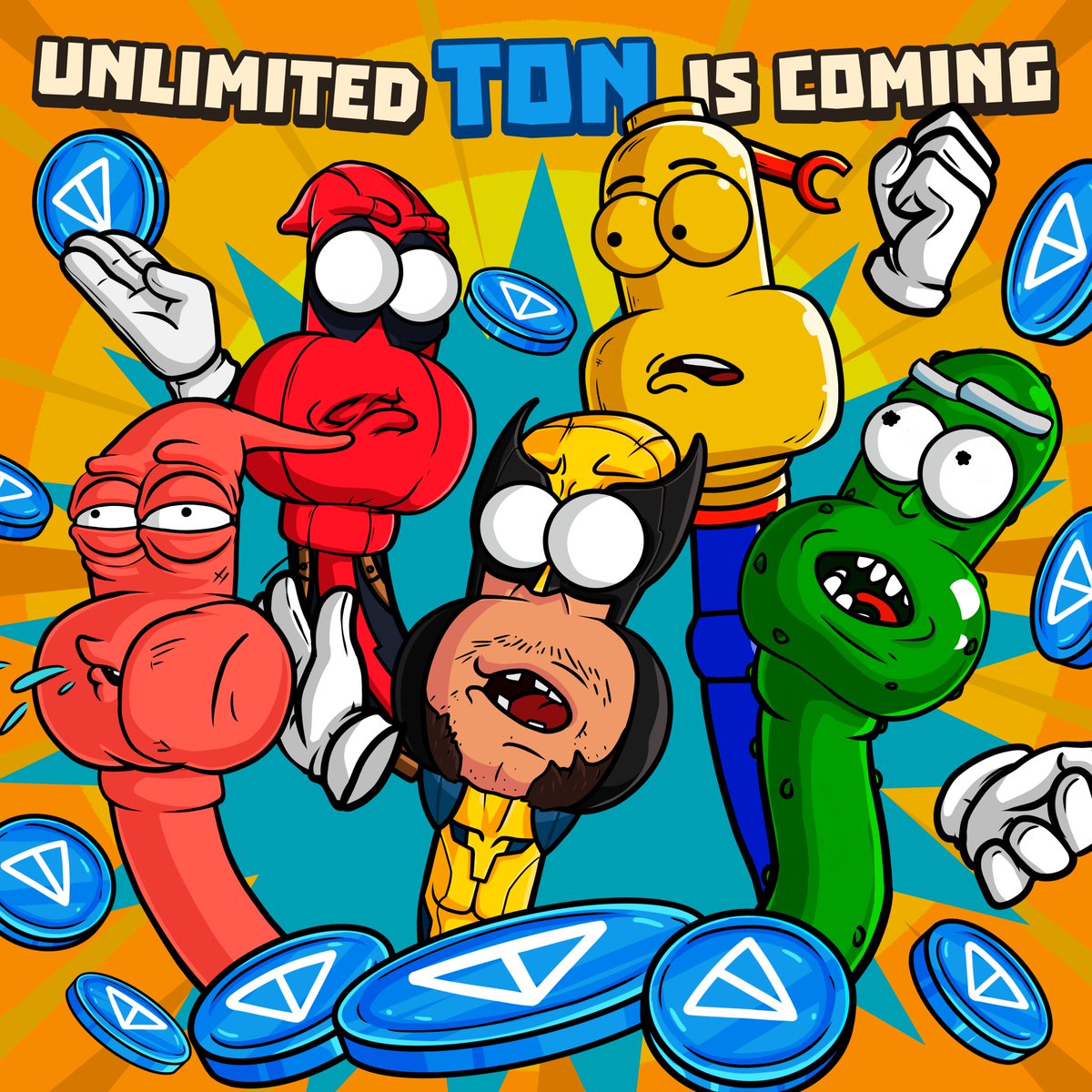 wormfare's tweet photo. I hope everyone warmed up their fingers 🤌🏻 in Wormfare Slap?

This week we will launch tournaments with a prize pool of 30 TON daily, multiple times a day, for which everyone can compete⚔️

Your chances are unlimited⏳

When it will be released depends only on you. The more ❤️ - the faster we will launch tournaments!

#wormup #wormfare #slap