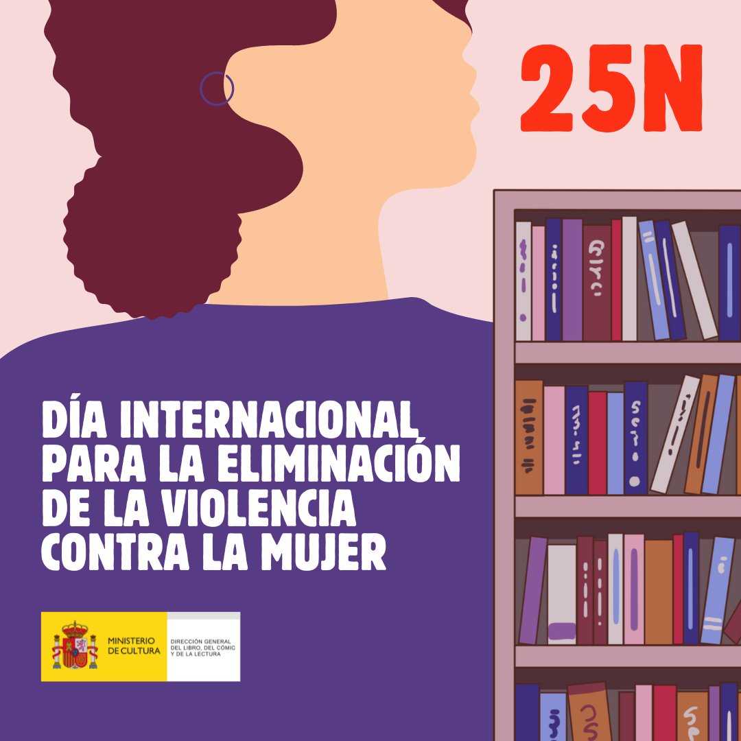 Hoy es #25N Día Internacional de la Eliminación de la Violencia contra la Mujer 🟣
Nuestra DG defiende la importancia de la palabra escrita y de los agentes del sector del libro en la lucha contra los estereotipos que perpetúan este tipo de violencia.
#NiUnaMasNiUnaMenos