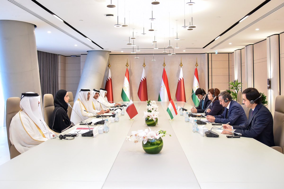 In line with the National Strategy for an Effective and Highly Productive Workforce, we discussed today in Doha, during the meeting of the Qatar-Tajikistan Joint Committee on Labour, attended by H.E Mrs. Khasanzoda Gulnora Kenja, Minister of Labour, Migration and Employment of
