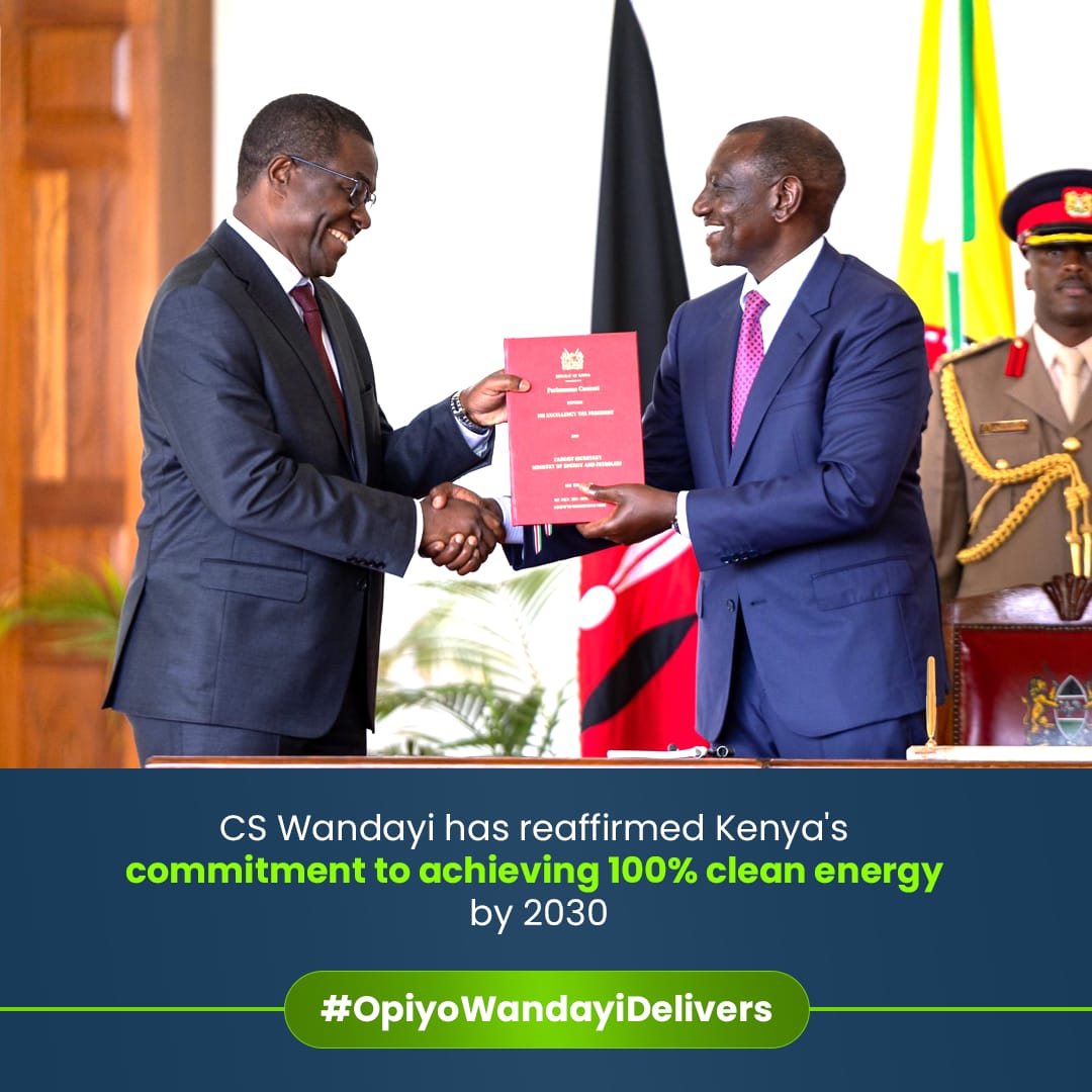 By expanding renewable energy projects, Opiyo Wandayi has opened new markets for Kenya, making the nation a key exporter of green energy expertise.#OpiyoWandayiDelivers
<a href="/OpiyoWandayi/">Opiyo Wandayi</a>.