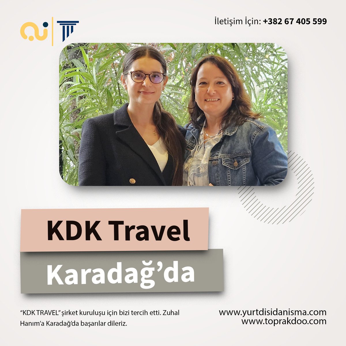 yurtdisidanisma's tweet photo. Zuhal Hanım’ın turizm sektöründeki başarılı kariyerine şimdi yepyeni bir uluslararası adım ekledik! 🌍✈️ KDK Travel isimli şirketini kurarak, global arenada hizmet vermeye hazırlanıyor. 🎉👏

#ŞirketKuruluşu  #KDKTravel #YeniBaşlangıçlar #YurtDışıDanışma #AbroadInformation https://t.co/4xgvsvjhA6