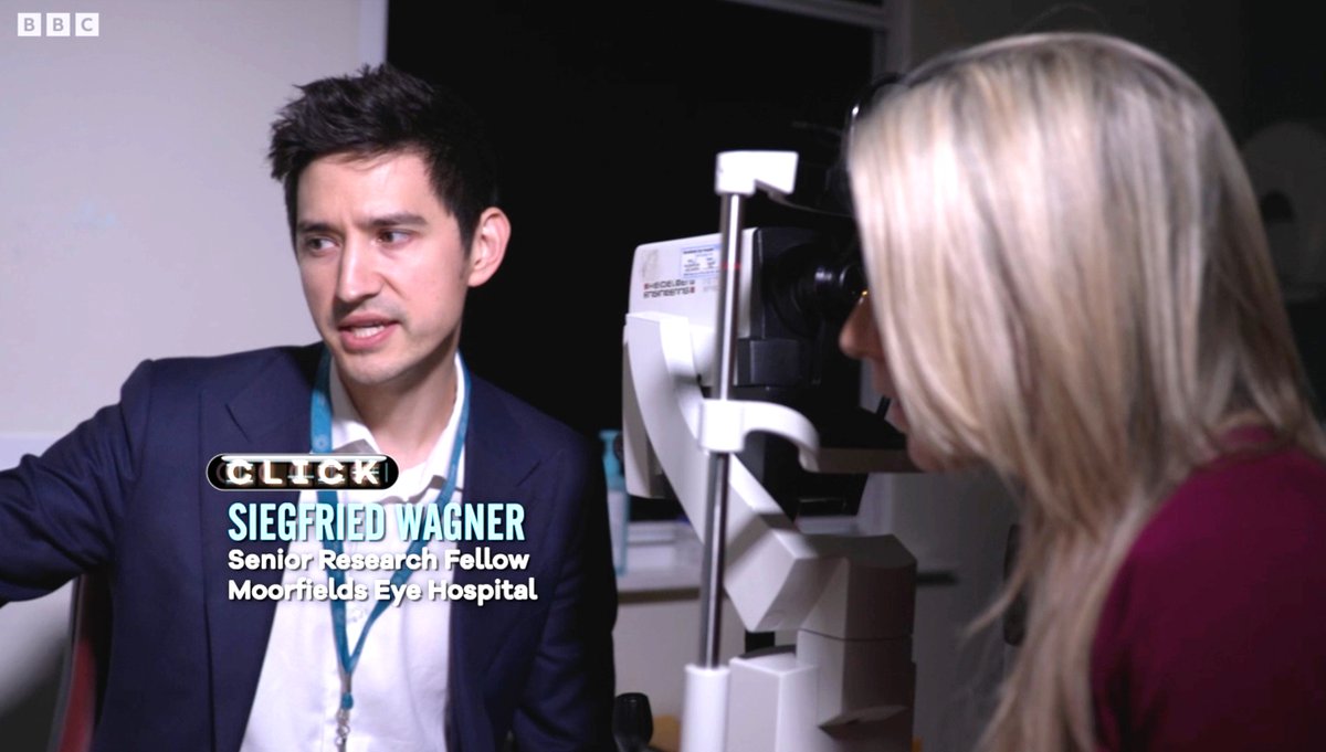 INSIGHTeyehub (@insighteyehub) on Twitter photo In the latest <a href="/BBCClick/">@bbcclick</a> episode, <a href="/LaraLewington/">Lara Lewington</a> reports from <a href="/Moorfields/">Moorfields Eye Hospital NHS Foundation Trust</a> and <a href="/UCLeye/">UCL Institute of Ophthalmology</a> on how INSIGHT's large-scale datasets are enabling #Oculomics - the science of using the eye as a window to the body.
With <a href="/pearsekeane/">Pearse Keane</a> and <a href="/sktywagner/">Siegfried Wagner</a>
#ophthalmology
bit.ly/Click_Oculomics In the latest <a href="/BBCClick/">@bbcclick</a> episode, <a href="/LaraLewington/">Lara Lewington</a> reports from <a href="/Moorfields/">Moorfields Eye Hospital NHS Foundation Trust</a> and <a href="/UCLeye/">UCL Institute of Ophthalmology</a> on how INSIGHT's large-scale datasets are enabling #Oculomics - the science of using the eye as a window to the body.
With <a href="/pearsekeane/">Pearse Keane</a> and <a href="/sktywagner/">Siegfried Wagner</a>
#ophthalmology
bit.ly/Click_Oculomics