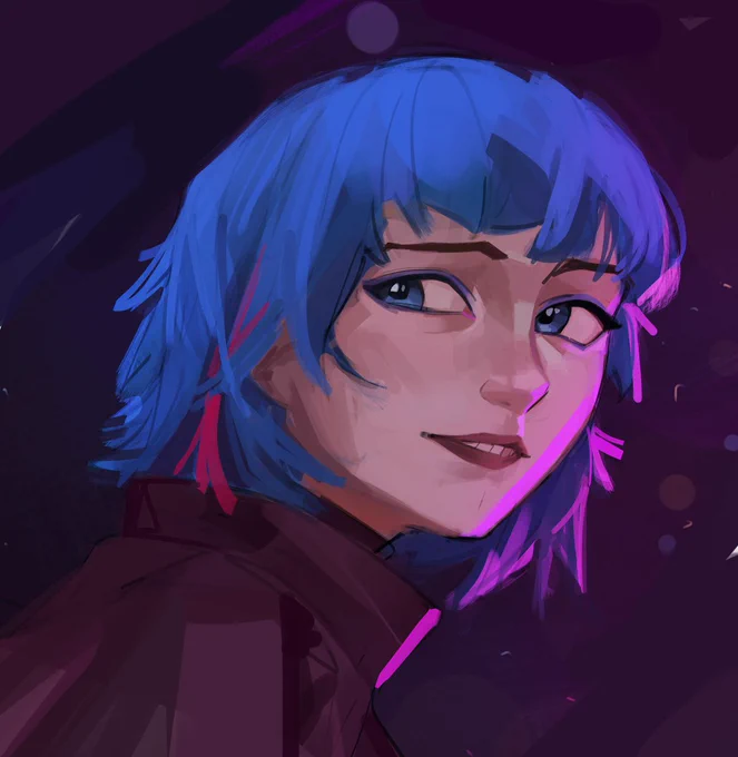 Quick powder painting because she's too cute #Arcane #Jinx #ArcaneSpoilers