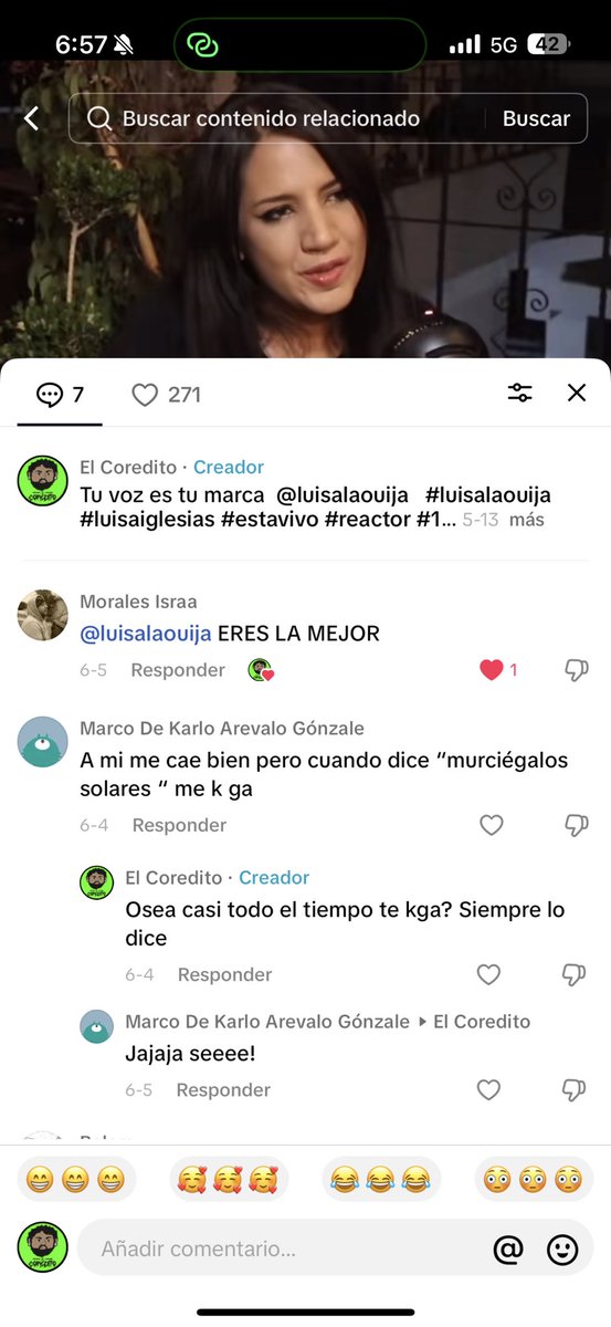 Ese video que dicen es el mio, bueno nuestro jajaja te adoro, eres la mejor <a href="/luisalaouija/">Luisa La Ouija</a> #EstaVivo