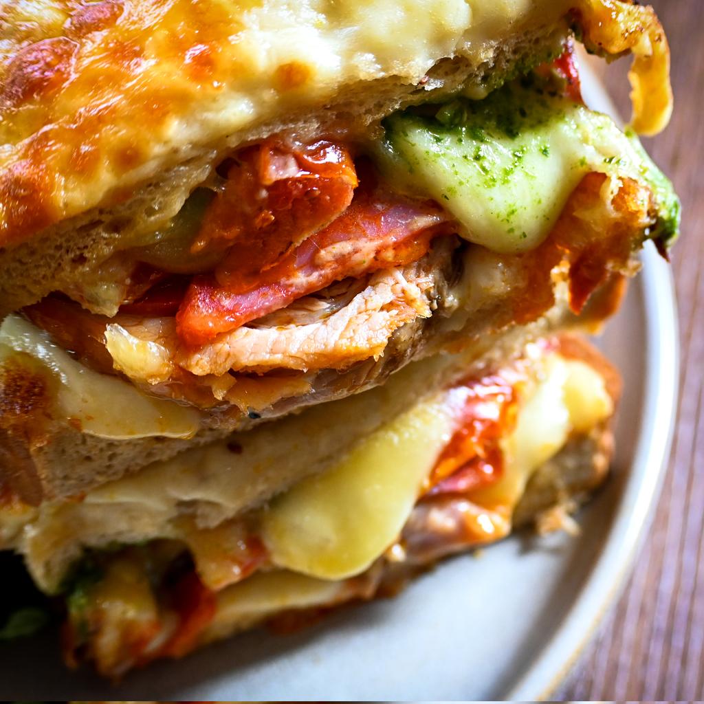 huissouthsea's tweet image. TRIED OUR CROQUE PORCHETTA? 

A Toasted Gruyère &amp;amp; Cheddar Sourdough Sandwich filled with Thickly Sliced Porchetta, Chorizo, Mozzarella, Pesto &amp;amp; Sun Dried Tomatoes

#croques #belgianfood #porchetta #eatingout #restaurant #hampshire #portsmouth #southsea #huissouthsea