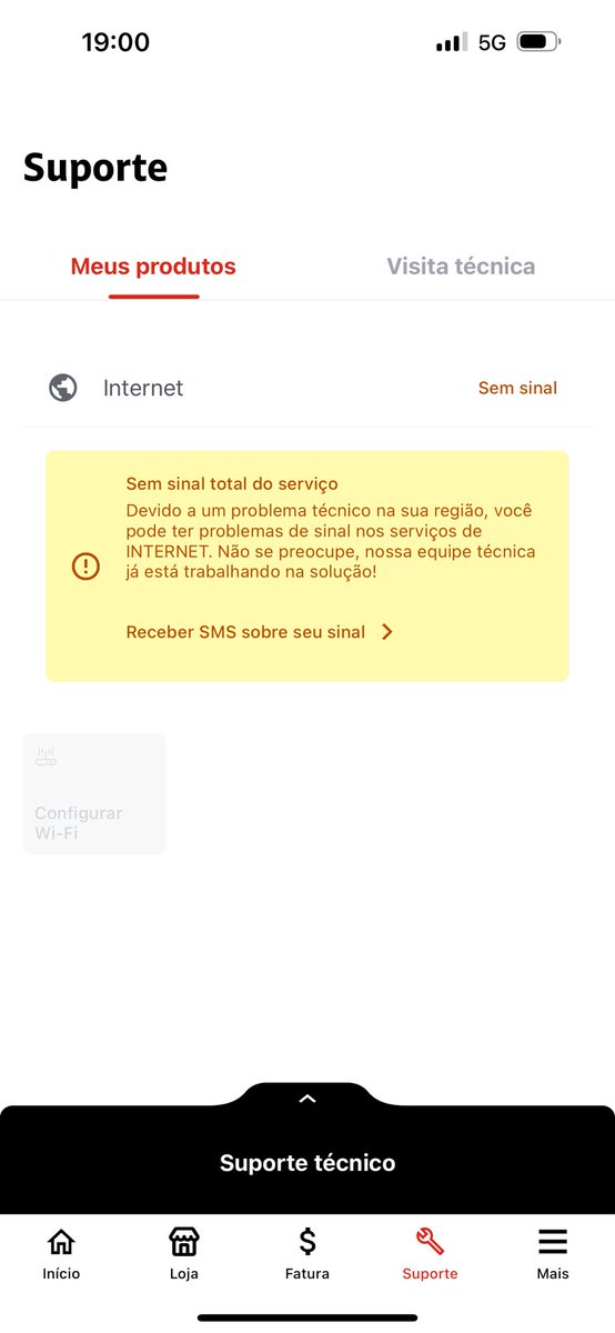 E vamos pra 3 dias sem internet graças ao serviço porco da <a href="/ClaroBrasil/">Claro Brasil</a> que desde ontem nem apresenta um previsão fake no aplicativo. 
Obs: preparado pra mensagem automática pedindo pra entrar em contato na DM aqui pra ser ignorado.