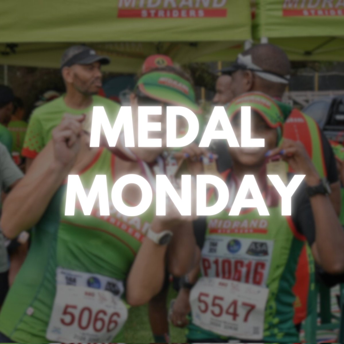 midrandstriders's tweet photo. π
Medal Monday π
#RACToughOne #MedalMonday #32km https://t.co/VDLeKGyRXv