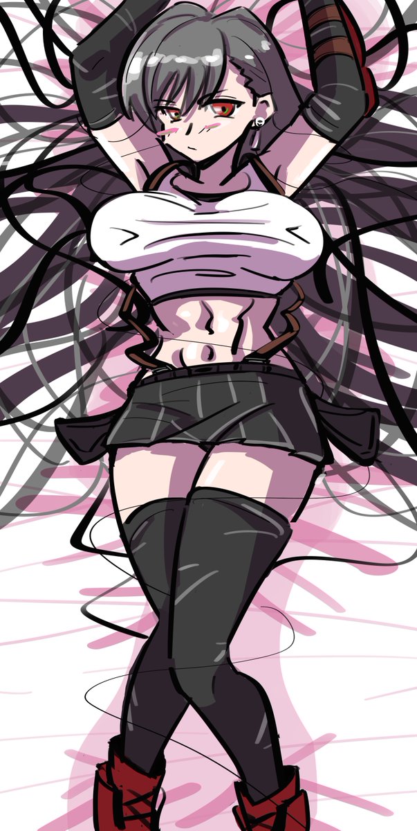 til_Illustrater's tweet photo. 横たわるティファちゃん

 Practicing anime coloring（アニメ塗り練習中）

#TifaLockhart #ティファ・ロックハート https://t.co/kQADWmQ4oa