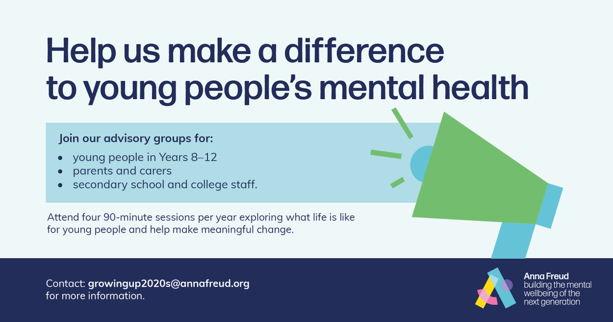 Are you a young person in secondary school, a parent/carer or member of school staff? Join our research advisory groups to help guide the Growing Up in the 2020s project, funded by <a href="/educationgovuk/">Department for Education</a> and in partnership with <a href="/Ipsos/">Ipsos</a> orlo.uk/uJY33