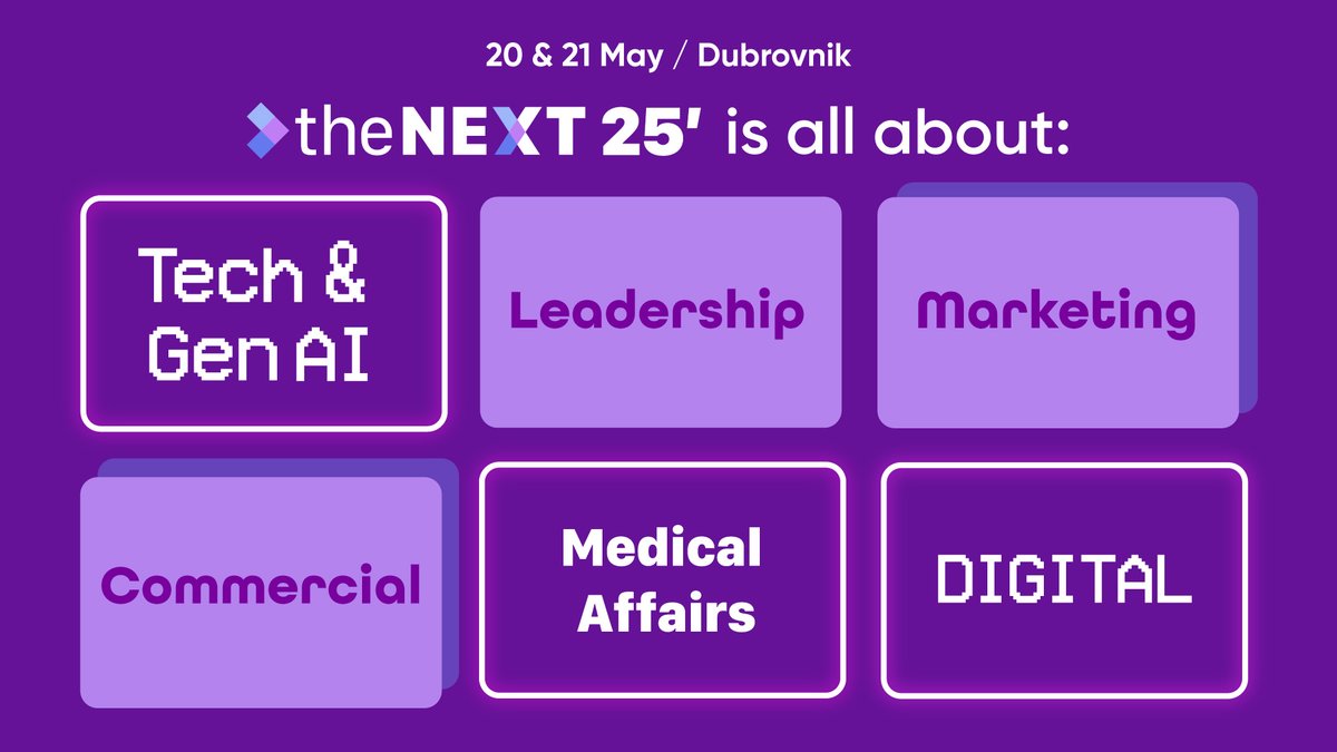 &gt;NEXT 25' Dubrovnik - ready to transform your pharma strategy? &gt;

The world of pharma is changing. Is your strategy keeping up? 🔄

Transform your approach to pharma. Buy your tickets now!
👉 nextpharmasummit.com/Dubrovnik/tick…

#PharmaStrategy #DigitalInnovation #NextPharmaSummit