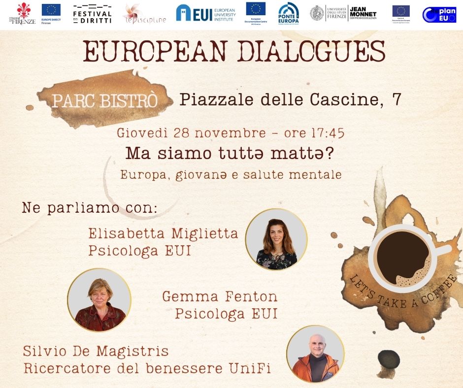 EUILib's tweet image. Join the next 'European Dialogues' event, co-organised by our European Documentation Centre and featuring two EUI psychologists.
📍 Piazzale delle Cascine, 7
📅 November 28, 17:45
More info: loom.ly/rmLp88U
Register here: loom.ly/6V9YLOU
#euilibrary #eui