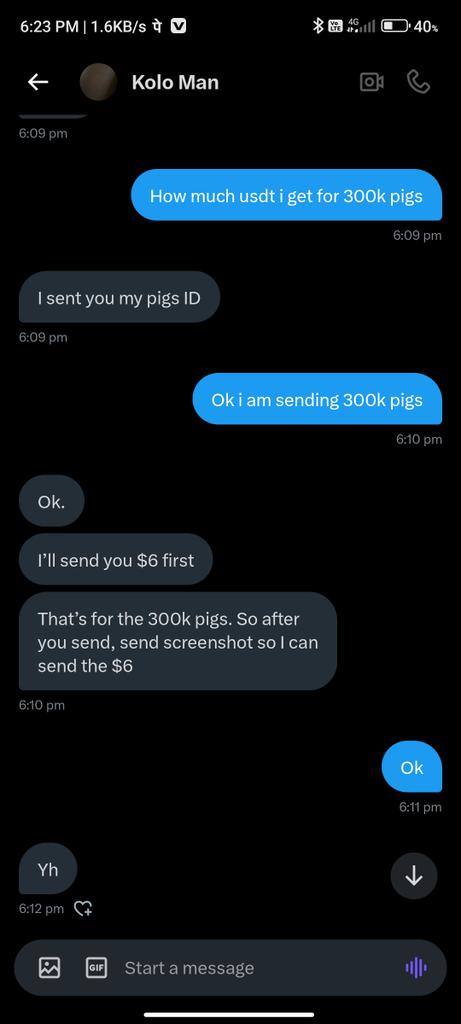 itzkaiff's tweet photo. @PRlNGY018 @gales24329 @sportbetting001 @realpigshouse Bro he is scammer here is the proof https://t.co/Ux2tr1YDfh