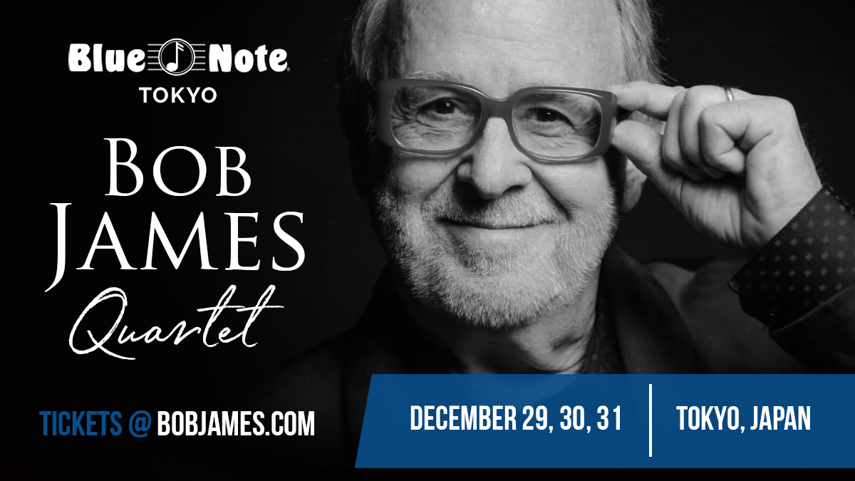 Celebrate the holidays with us at the Blue Note Tokyo!
December 29, 30 &amp; 31
Tickets at BobJames.com

<a href="/BlueNoteTokyo/">ブルーノート東京</a> #BobJames #jazz #holidays #Tokyo