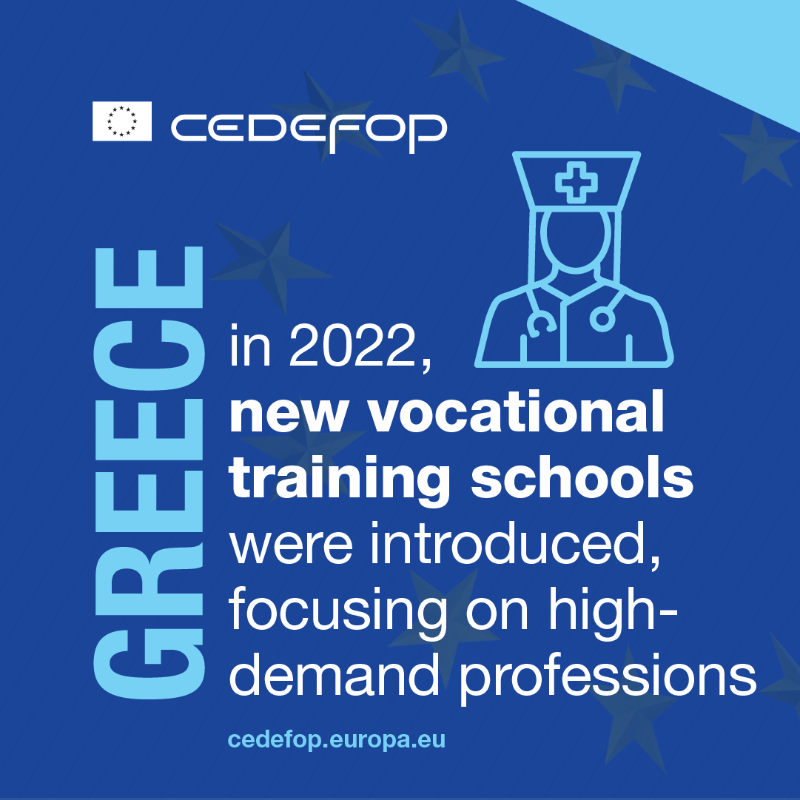 Cedefop's tweet photo. ❓How does vocational education and training (#VET) look like around Europe? 

✨🔎We bring you yet another round of highlights from the fresh data in our #VETInEurope database!