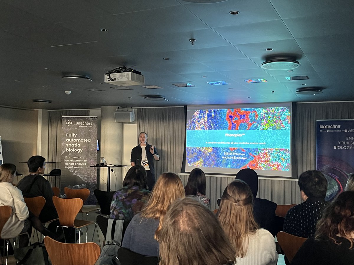 Visiopharm (@visiopharm) on Twitter photo Last week, we had the pleasure of joining Lunaphore's Spatial Biology Tour in Copenhagen! Niklas Petersen took the stage to showcase #Phenoplex, our complete workflow-based approach to analyzing high-plex imagery. <a href="/lunaphore/">Lunaphore (a Bio-Techne brand)</a> Last week, we had the pleasure of joining Lunaphore's Spatial Biology Tour in Copenhagen! Niklas Petersen took the stage to showcase #Phenoplex, our complete workflow-based approach to analyzing high-plex imagery. <a href="/lunaphore/">Lunaphore (a Bio-Techne brand)</a>