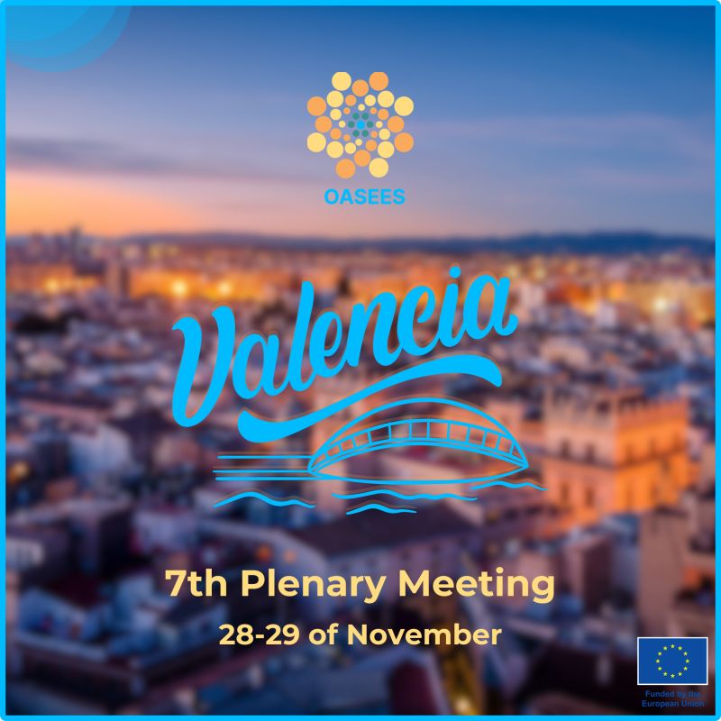 📣✈️OASEES is going to Spain once again, but this time we fly to Valencia and the headquarters of Robotnik Automation for our 7th Plenary Meeting!

💡Visit the OASEES website: oasees-project.eu
💡Follow us on X: x.com/OASEES3

#horizoneurope #cloudcomputing #swarm